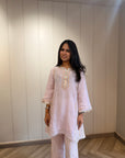 Rose Desi Gota strips Co-ord set