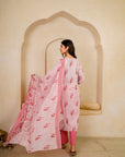 Rose Bloom Floral Suit Set