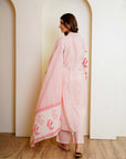 Pink Off-White Suit Set