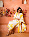 Yellow Blush Petals Suit Set
