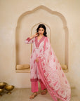 Rose Bloom Floral Suit Set