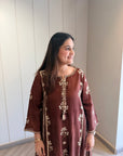 Mocha Mehfil Boota Co-ord Set