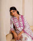 Rose pink bloom suit set