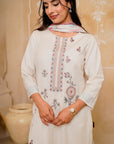 Offwhite Charm Blooming Suit Set