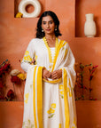 Yellow Blush Petals Suit Set