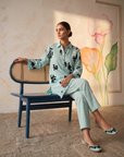 Mint Mogra Co-ord Set