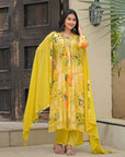 Daffodil yellow suit set