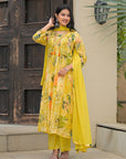 Daffodil yellow suit set