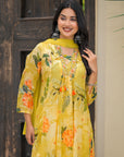 Daffodil yellow suit set