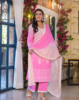 Candy pink ombre suit set