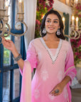 Candy pink ombre suit set