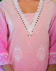 Candy pink ombre suit set