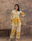 Mushnoor mustard coord set