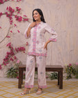 ROUGE PINK FLORAL CO-ORD SET