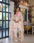 Classy pink floral coord set