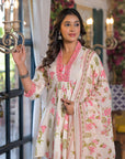 Classy pink floral coord set