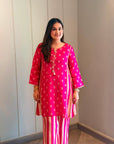 Gulaabi Noor Boota Co-ord Set