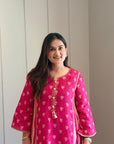 Gulaabi Noor Boota Co-ord Set