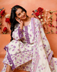 PURPLE BLISS FLORAL SUIT SET