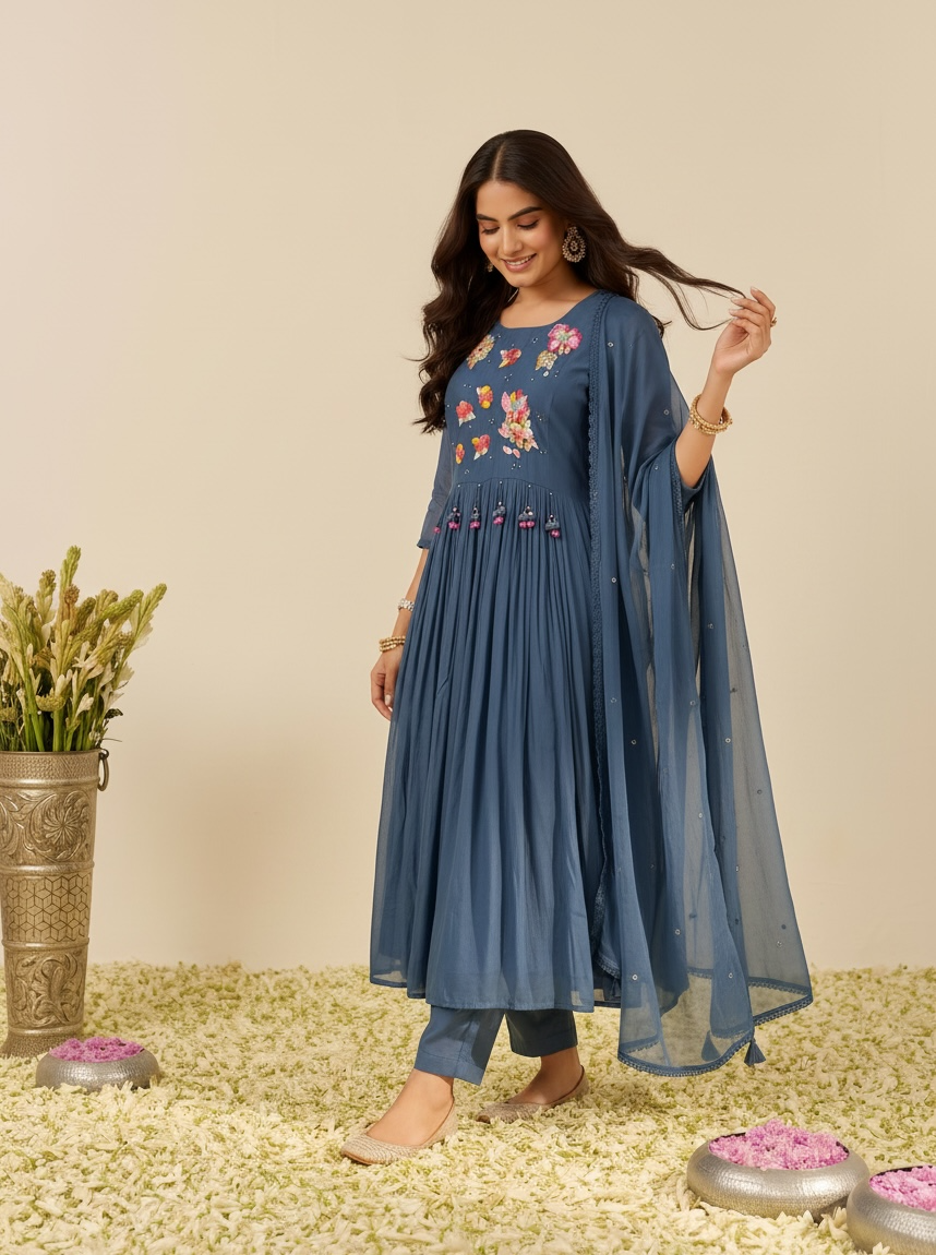 Bluebell Bloom Suit Set