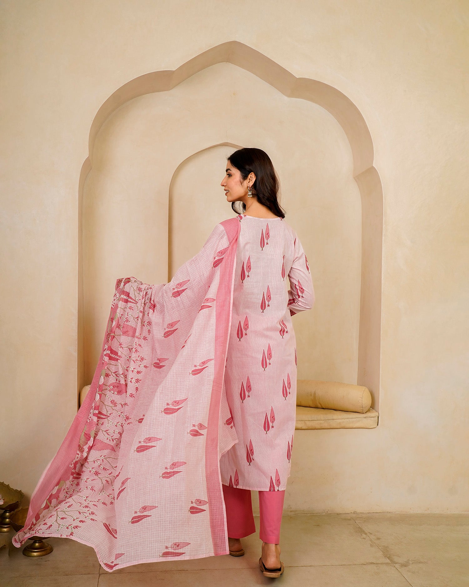 Rose Bloom Floral Suit Set
