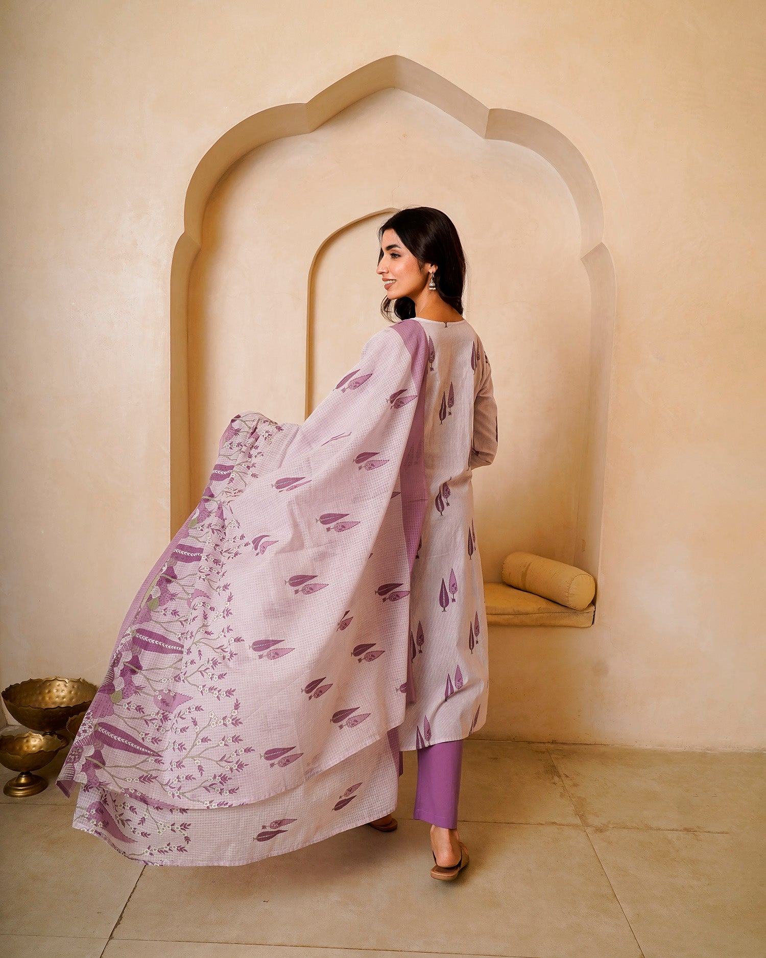 Lavender Bloom Pink Suit Set