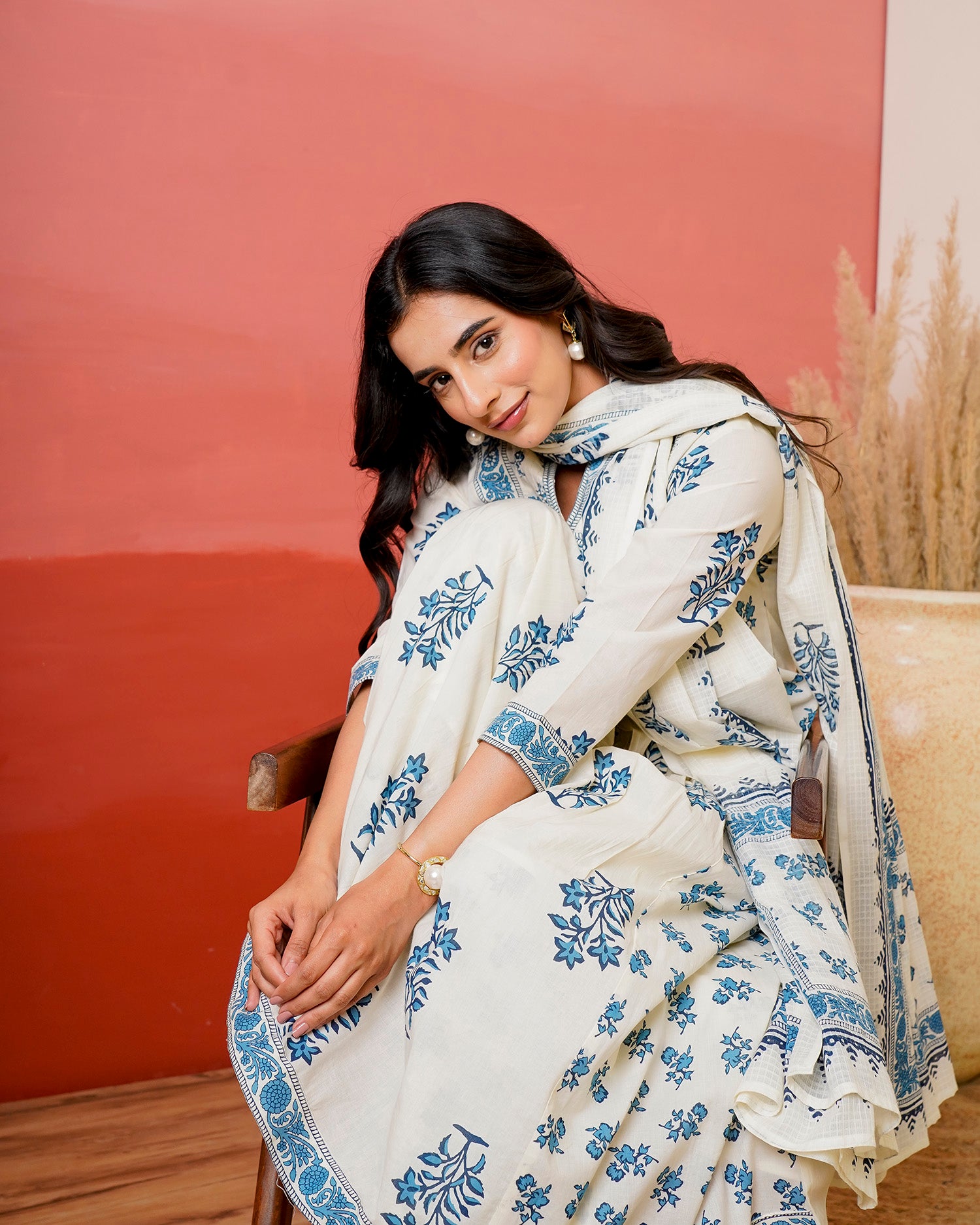 Neel Bagicha Floral suit set