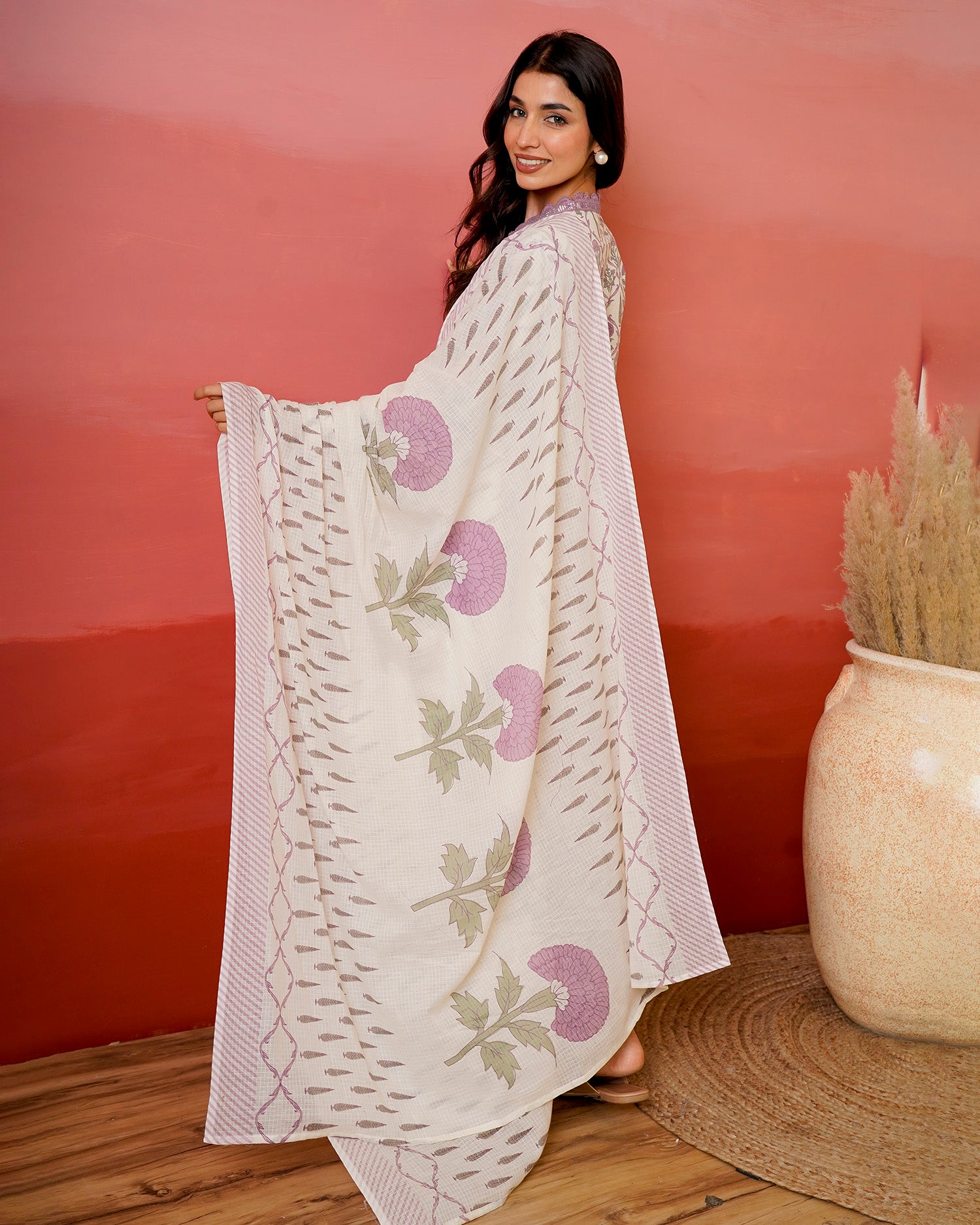 Rosey Garden Booti Suit Set