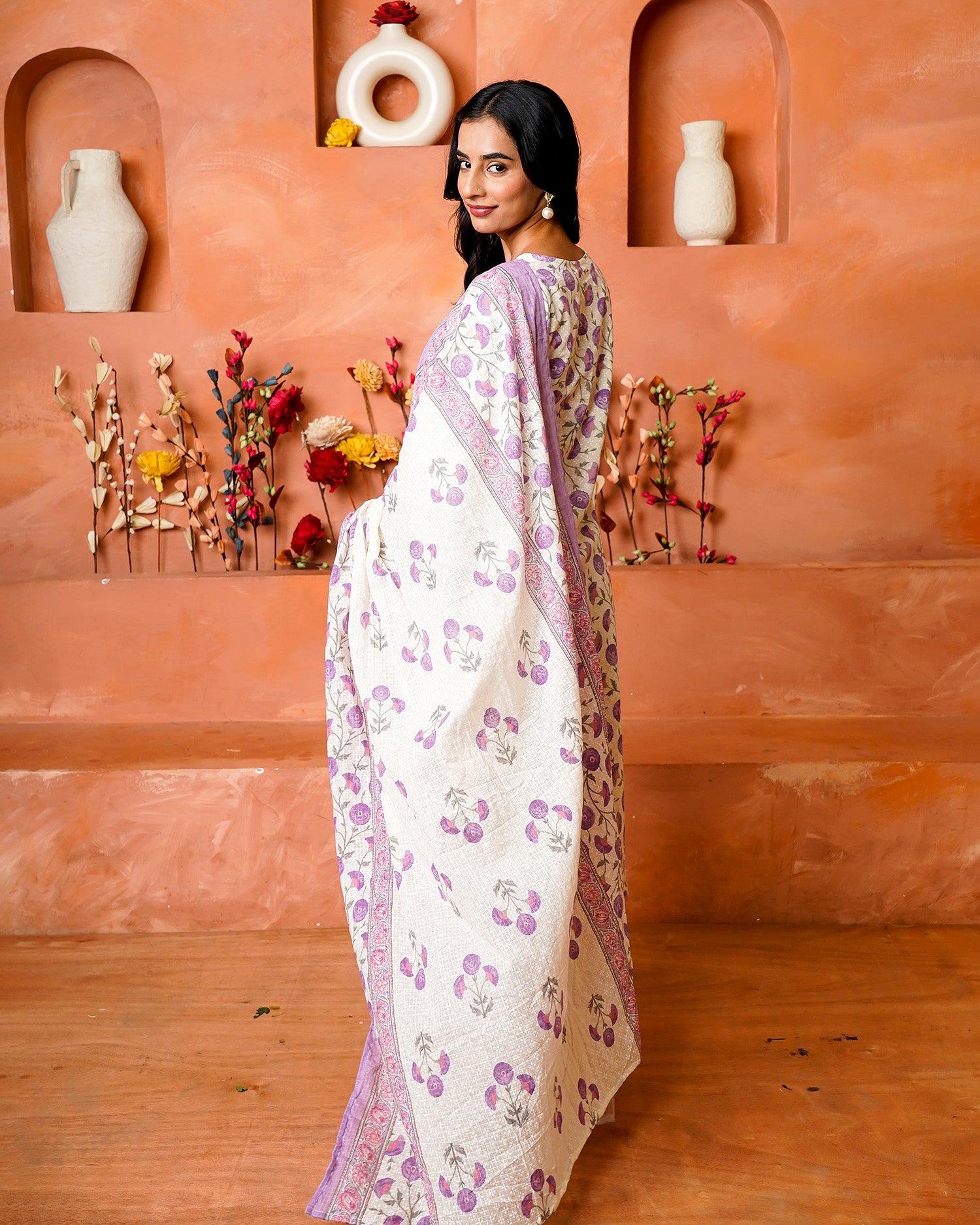 PURPLE BLISS FLORAL SUIT SET
