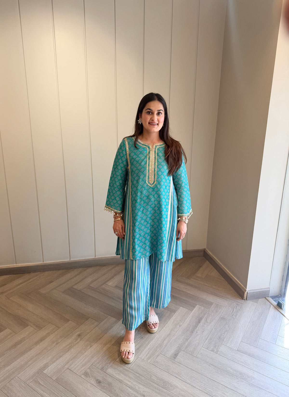 Ocean Adda Gota Co-ord Set
