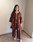 Mocha Mehfil Boota Co-ord Set