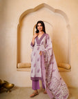 Lavender Bloom Pink Suit Set