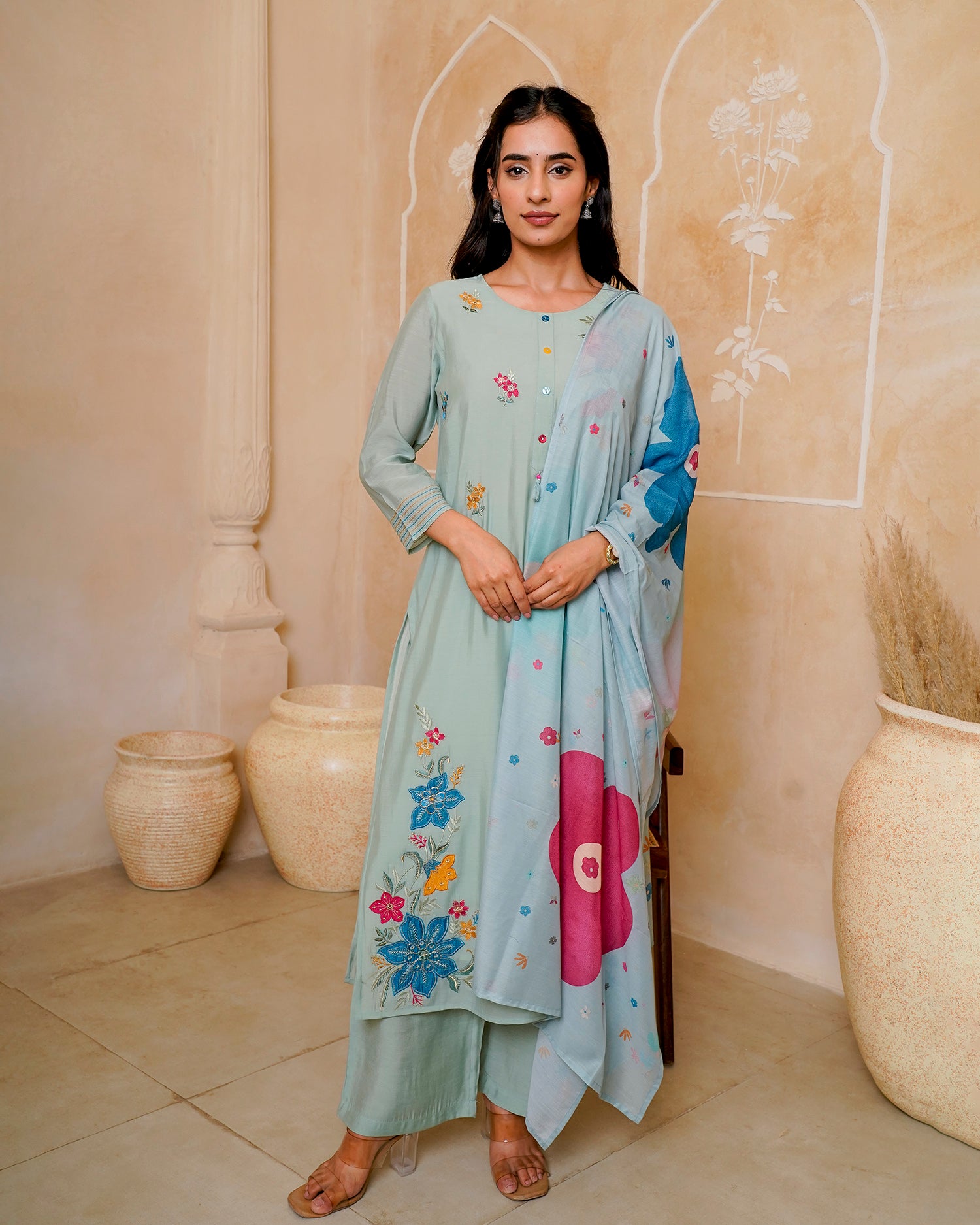 Seablues Garden Floral Suit Set