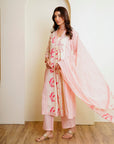 Pink Off-White Suit Set 