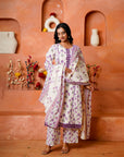 PURPLE BLISS FLORAL SUIT SET