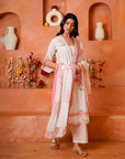 Pink Blush Petals suit set
