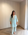 Powder Desi Gota strips co-ord set
