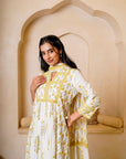 Sunlit Yellow Bloom Suit Set