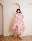 Pink Off-White Suit Set 