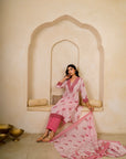 Rose Bloom Floral Suit Set