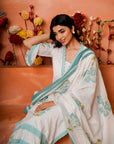 Sky Blush Petals Suit Set 