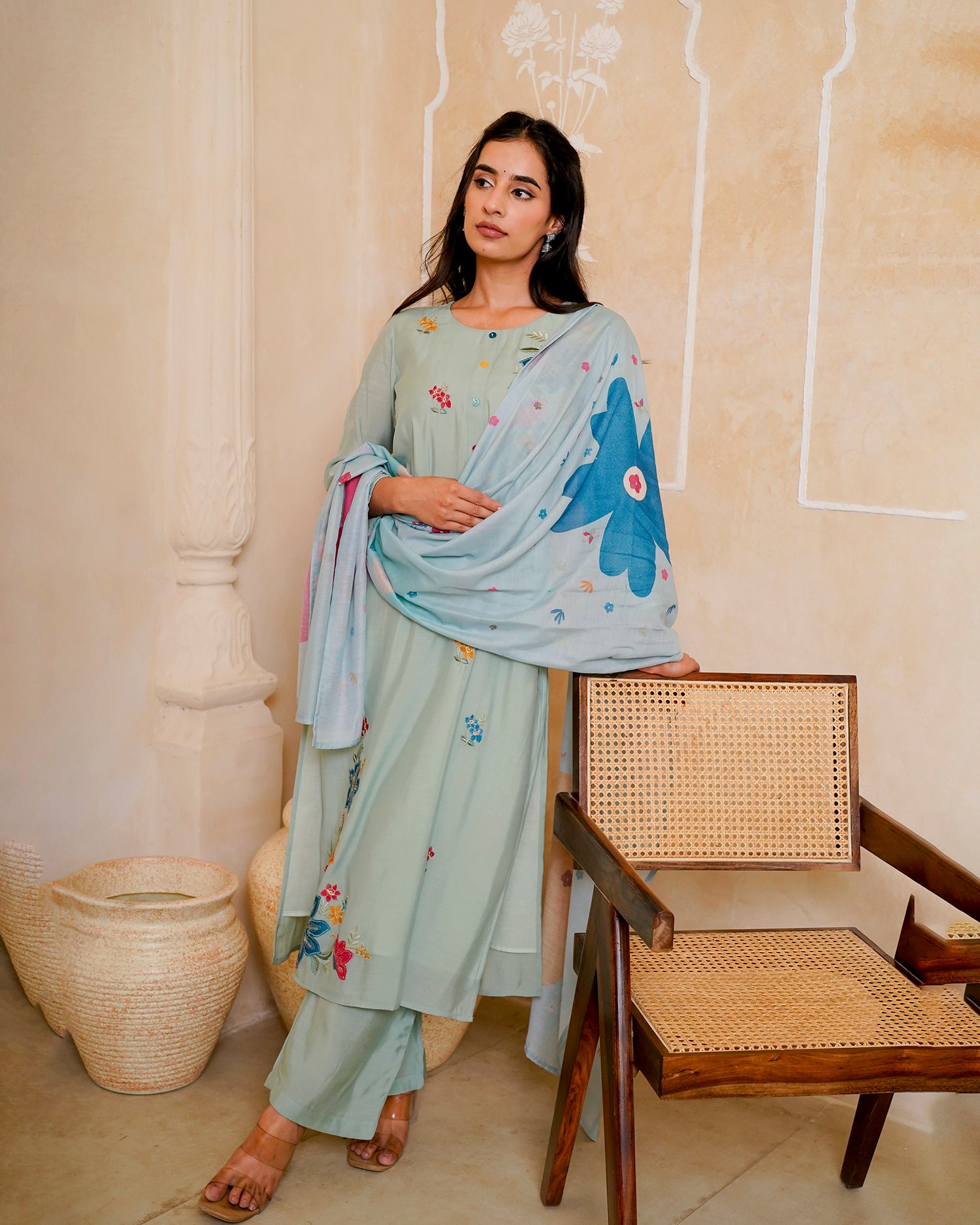 Seablues Garden Floral Suit Set