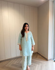 Powder Desi Gota strips co-ord set