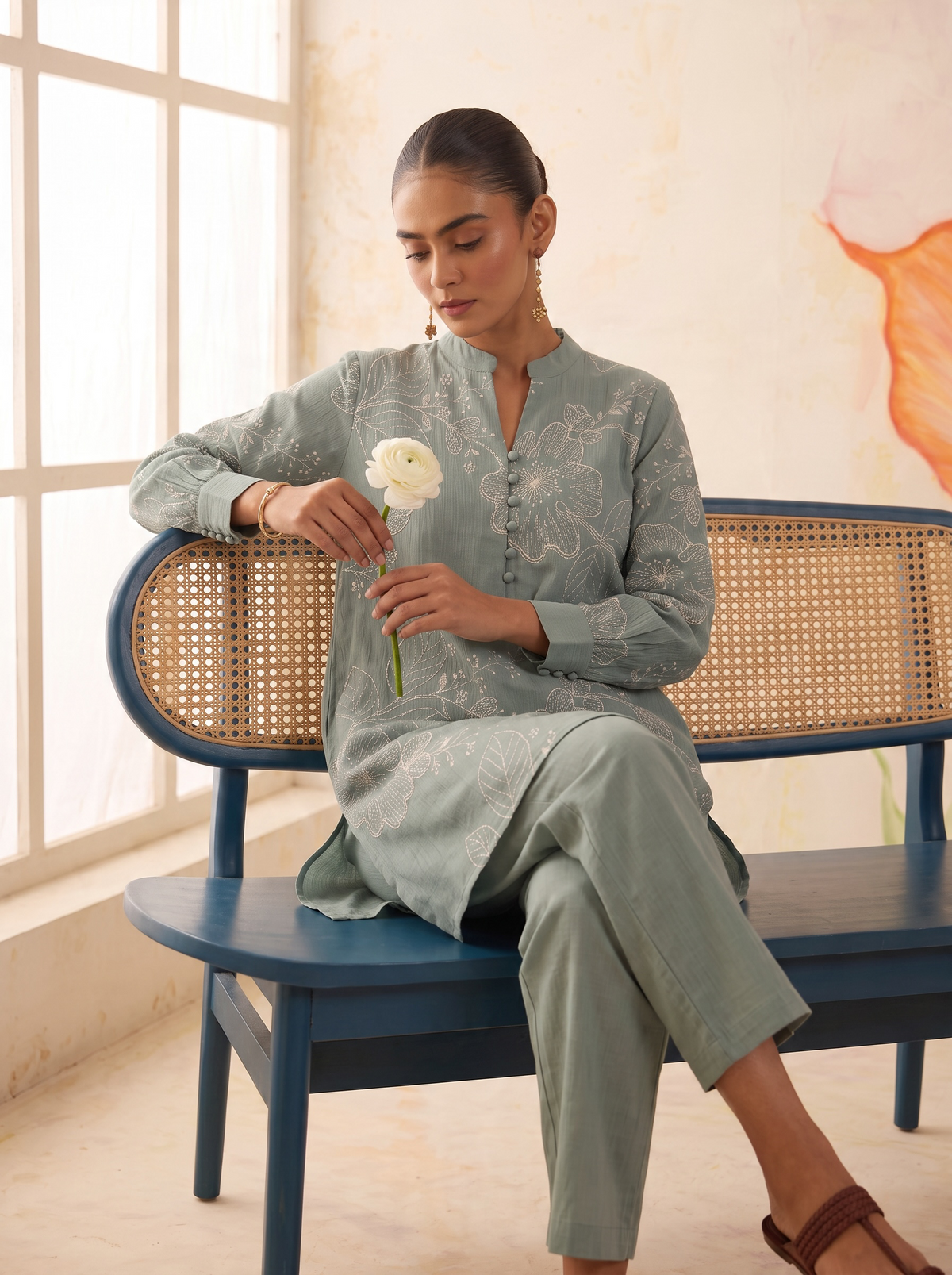 Pastel Sage Green Co-ord Set