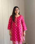 Gulaabi Noor Boota Co-ord Set