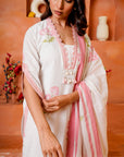Pink Blush Petals suit set