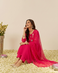 Fuchsia Bloom Suit Set
