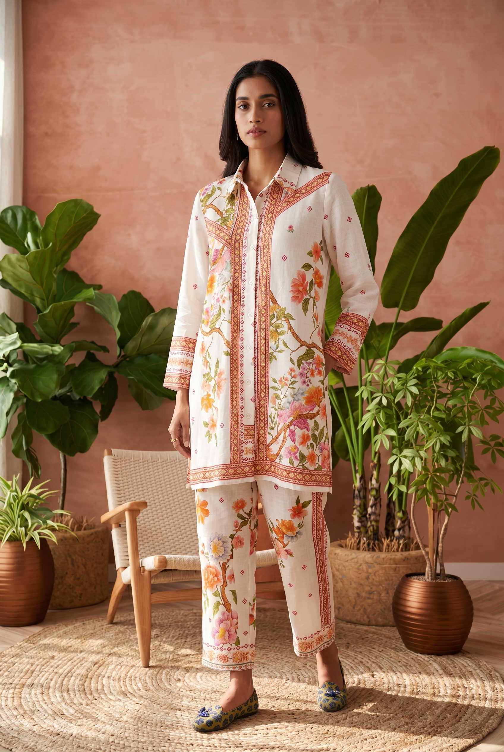 Garden floral bright coordset