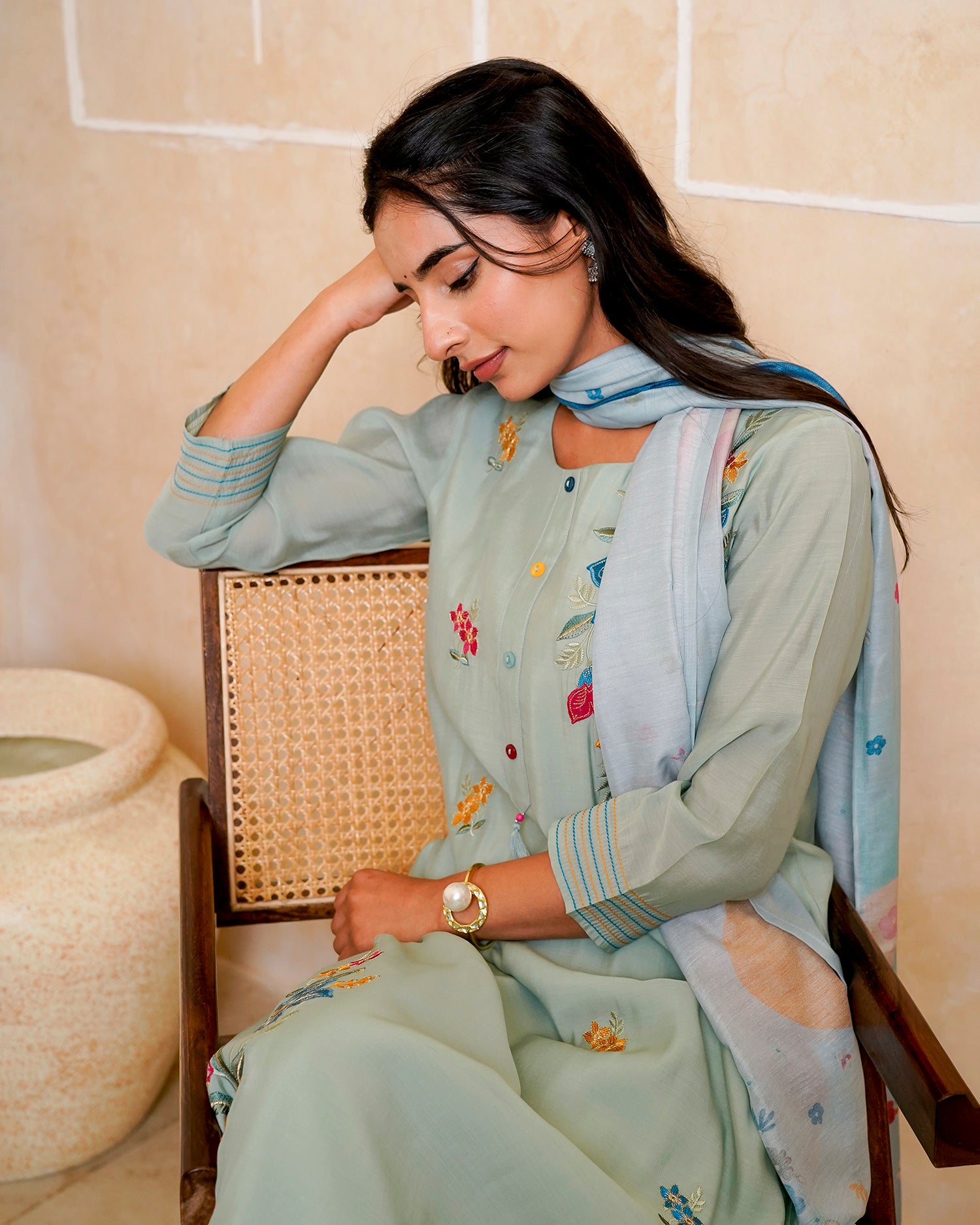 Seablues Garden Floral Suit Set