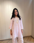 Rose Desi Gota strips Co-ord set